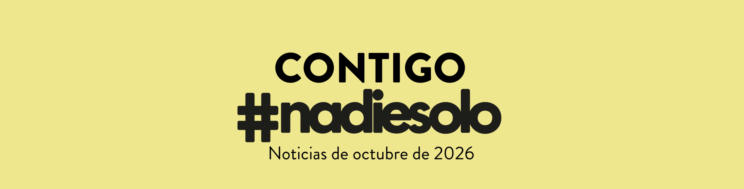 Cabecera de Newsletter de Nadiesolo de octubre de 2026