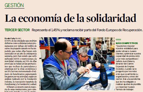 Nadiesolo en Expansión: La economía de la solidaridad
