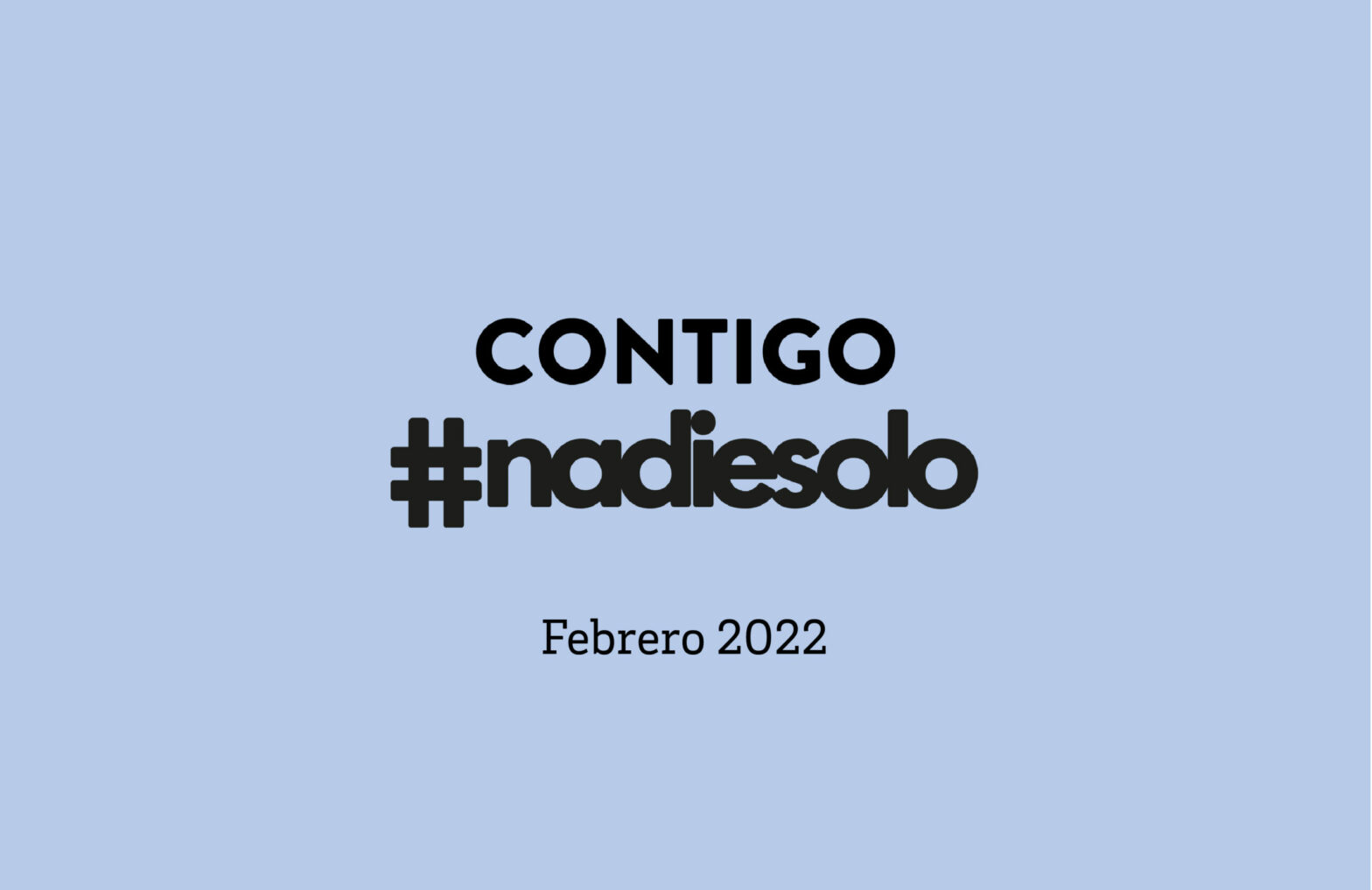 Contigo #nadiesolo