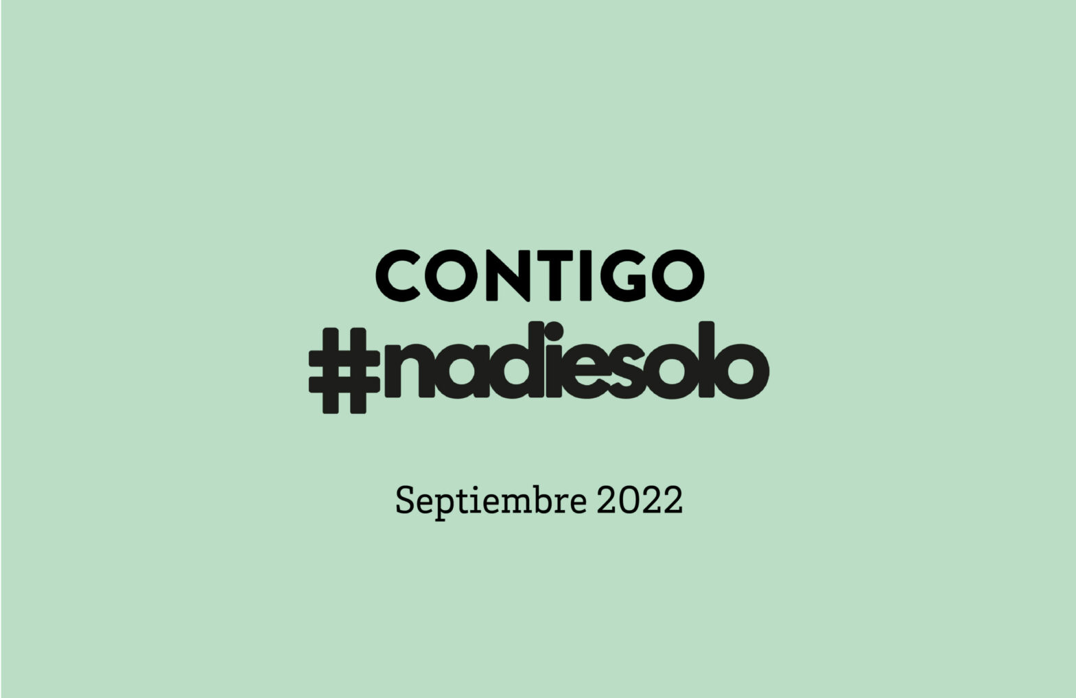 Contigo #nadiesolo