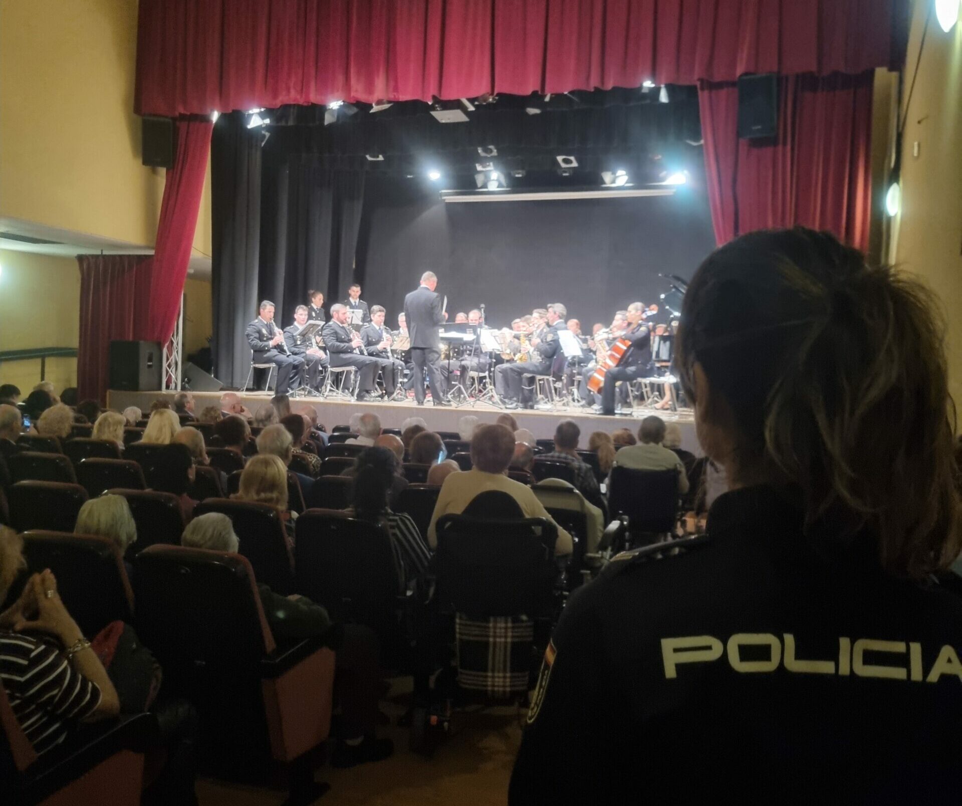 Concierto de la Banda Sinfónica de la Policía Nacional en el Centro Cultural de Arganzuela