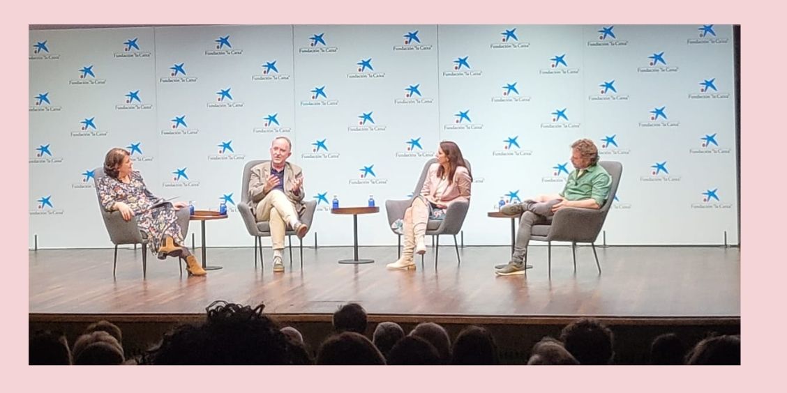 Imagen de la mesa redonda de Nadiesolo el 20 de mayo en CaixaForum Madrid
