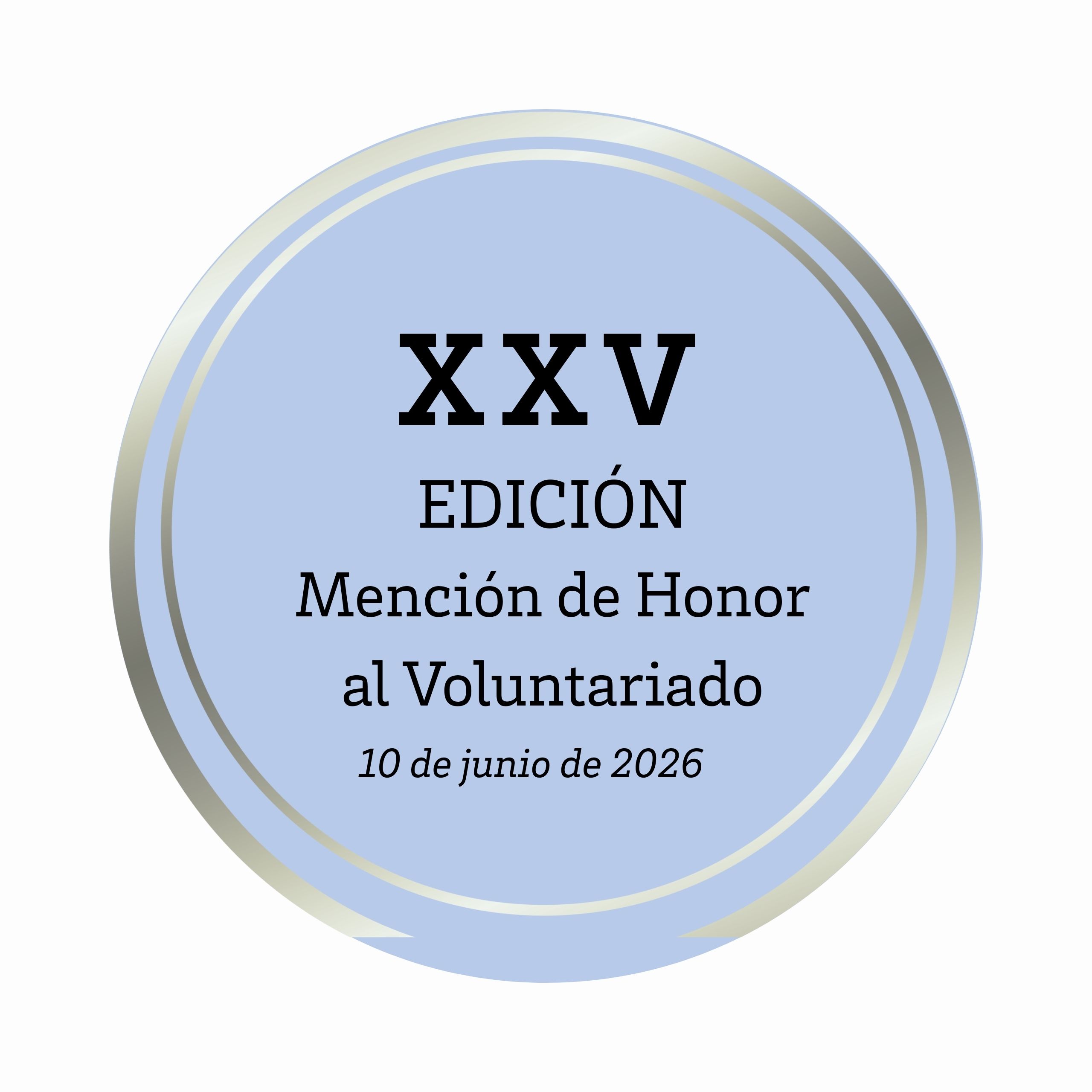 XXV Edición. Mención de Honor al Voluntariado de Nadiesolo
