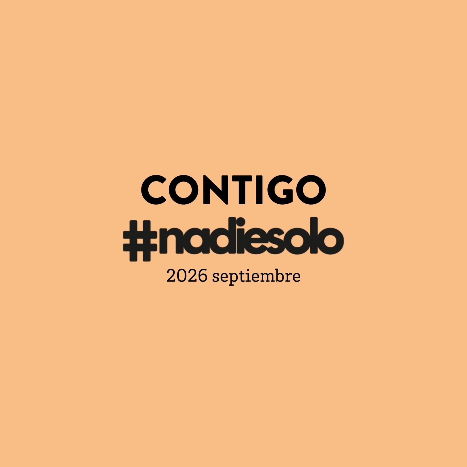 #ContigoNadiesolo. Las noticias de Nadiesolo de  septiembre de 2026